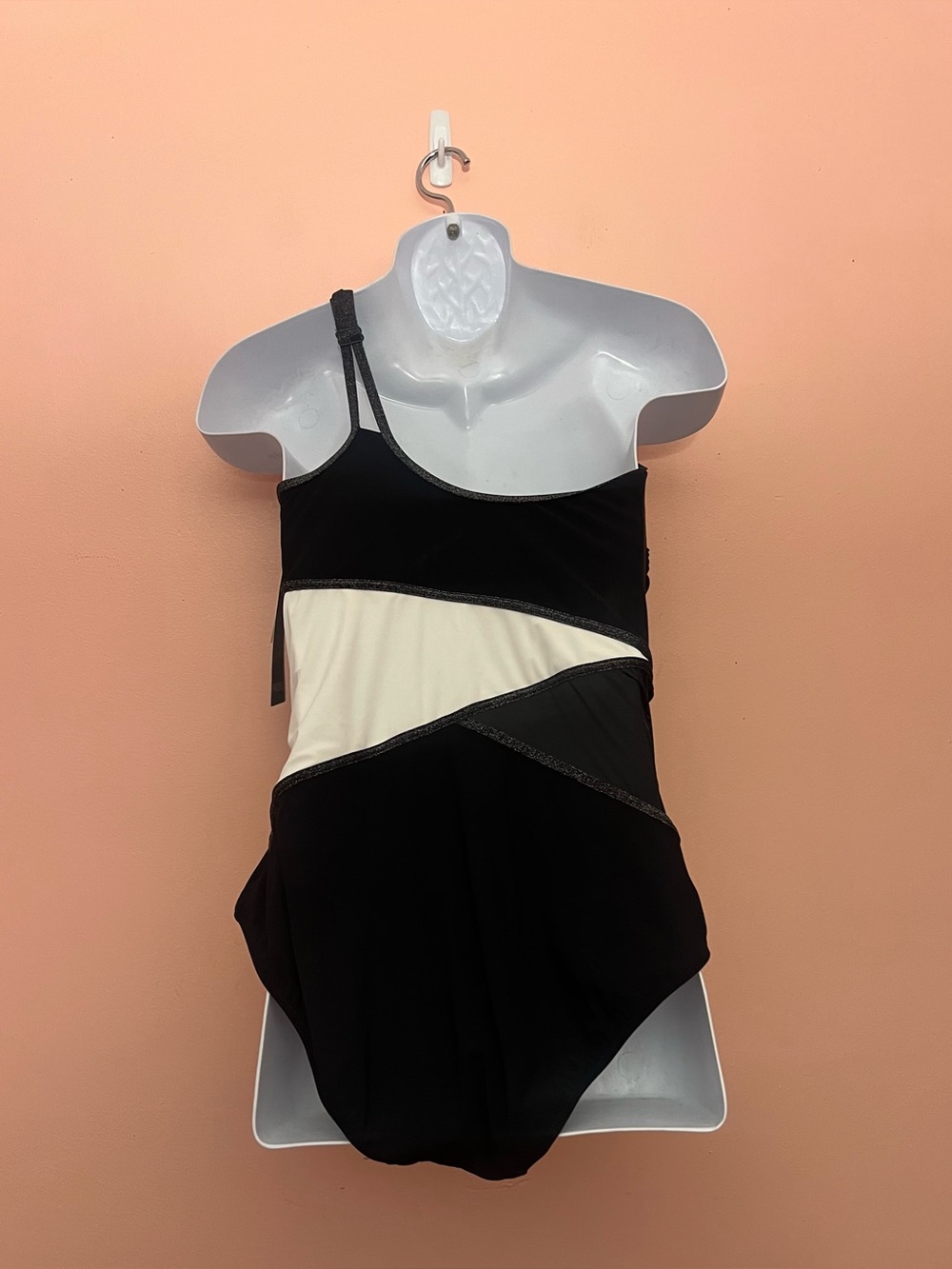 NWT Profile by Gottex Stargazer One Shoulder One Piece Swimsuit Size 14 - Picture 9 of 11